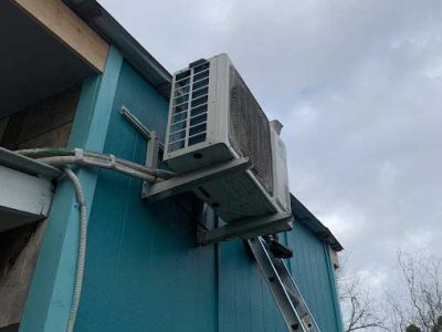Mounted Ductless Mini Split Condenser